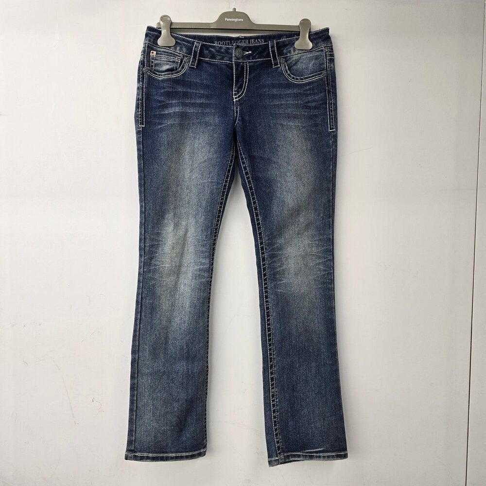 Vintage Y2K Bootlegger The Real McCoy Paradise Straight Leg Jeans Size 29